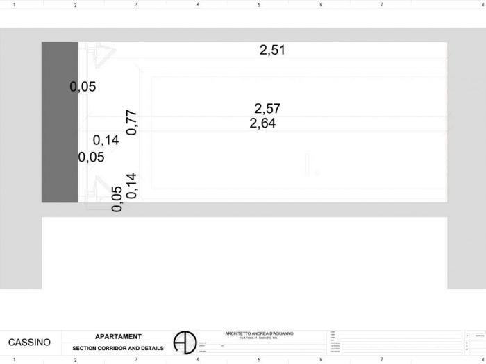 Archisio - Andrea Daguanno - Progetto Ristrutturazione di un appartamento