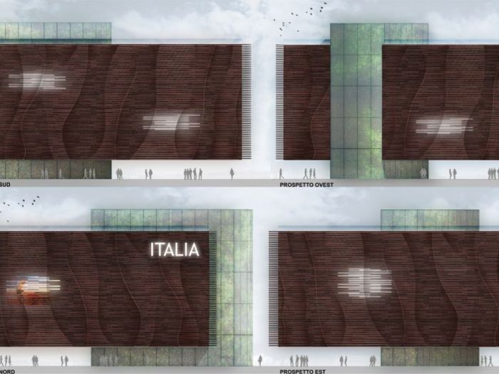 Archisio - Bicuadro - Progetto Padiglione italia expo 2015