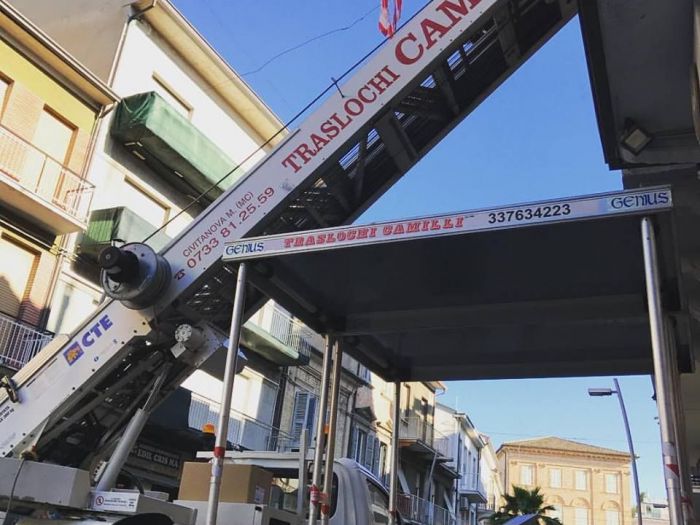 Archisio - Traslochi Camilli - Progetto Scale aeree