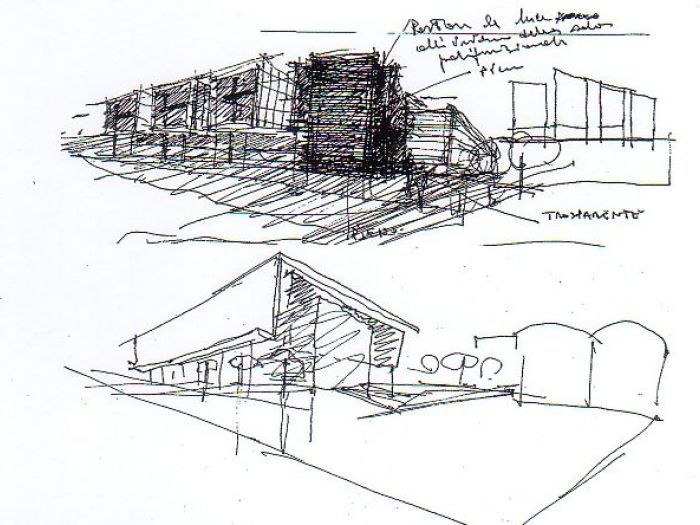 Archisio - Claudio Correale - Progetto Concorso per la progettazione del nuovo centro culturale di san giorgio a cremano