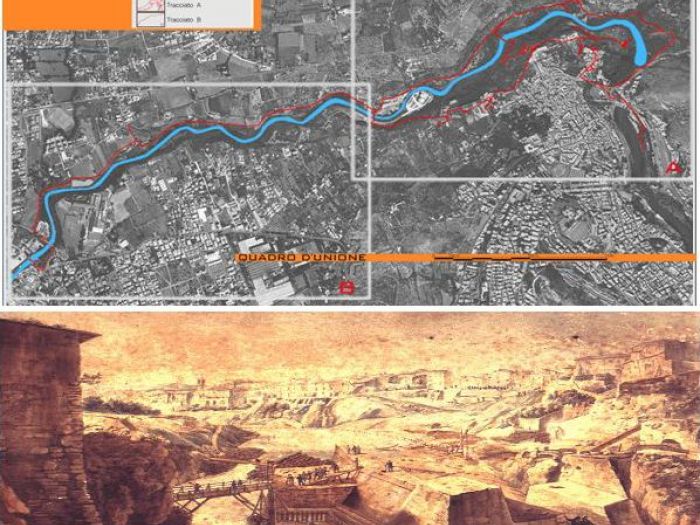 Archisio - Pstudio - Progetto Parco archeologico-ambientale sul fiume aniene 1998