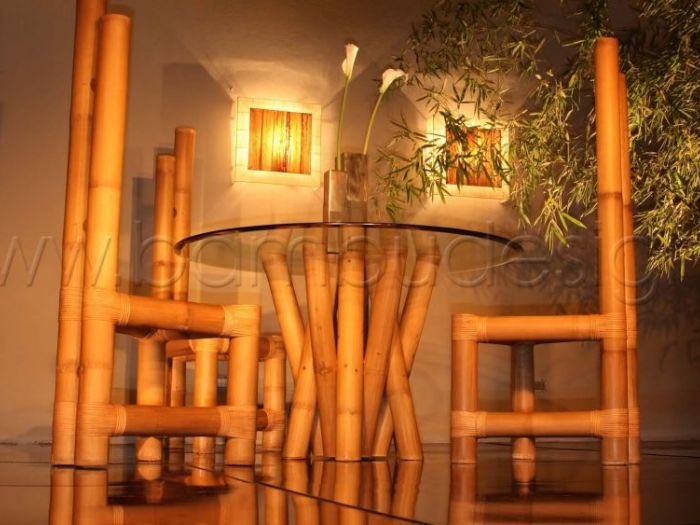 Archisio - Bambu Design - Progetto Tavoli basi tavolo sedie poltroncine