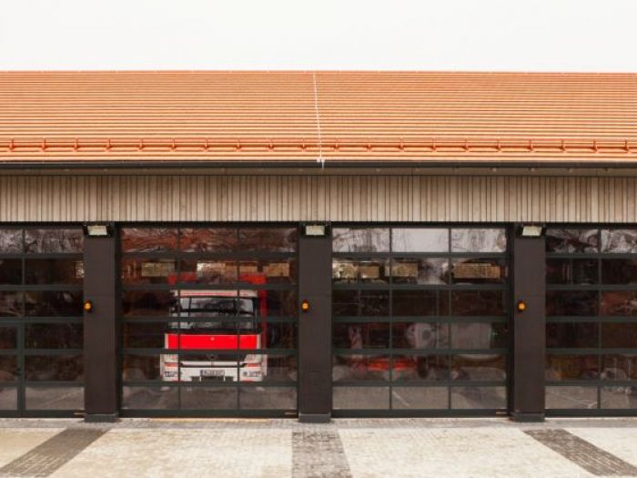 Archisio - Lignoalp - Progetto Realizzazione della stazione dei pompieri in legno