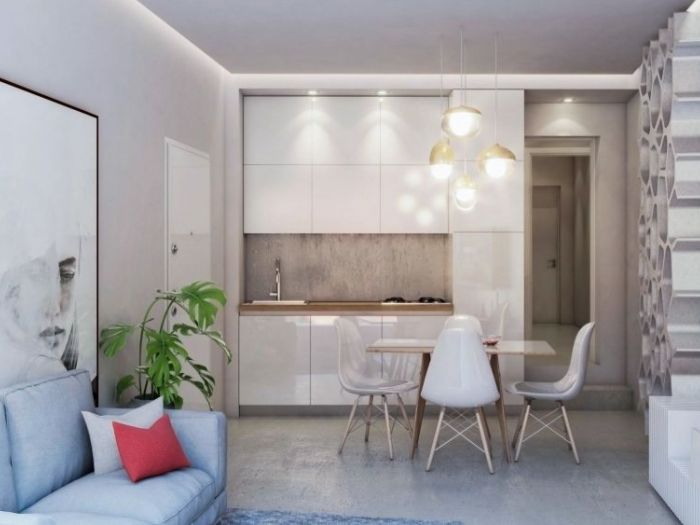 Archisio - Bolognini Silvia - Progetto Renders ristrutturazione bilocale bologna centro