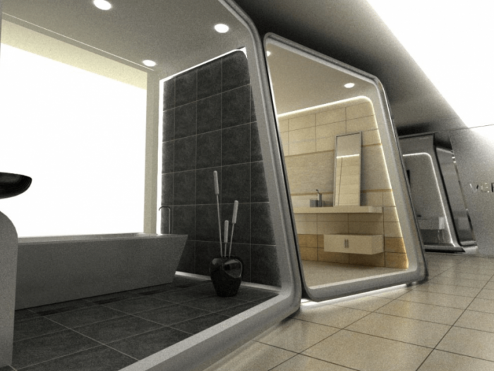 Archisio - Saudprojects - Progetto Spazi espositivi versace tiles