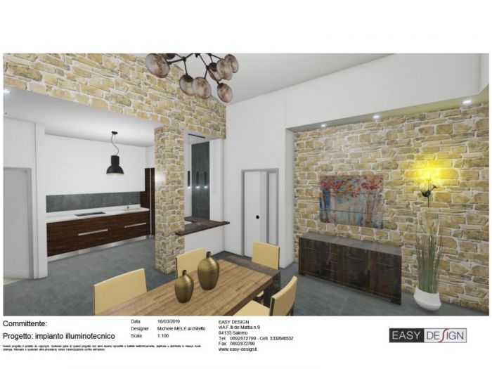 Archisio - Michele Mele - Progetto Mansarda in stile industrial-chic