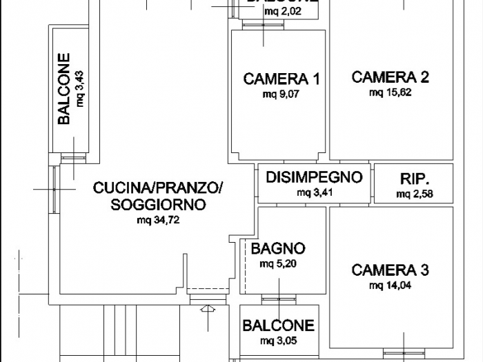 Archisio - Marco Cantini - Progetto Appartamento privato 2014