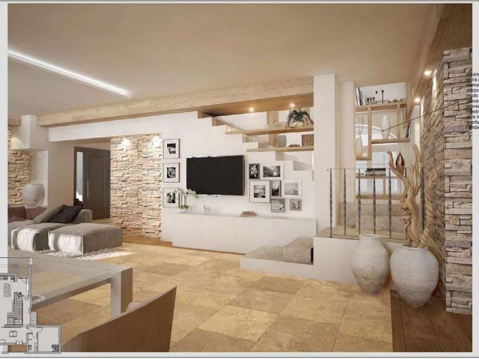 Archisio - Stefano Proietti - Progetto Lavoro di design per linterno di una villa in stile rustico in provincia di roma interior design