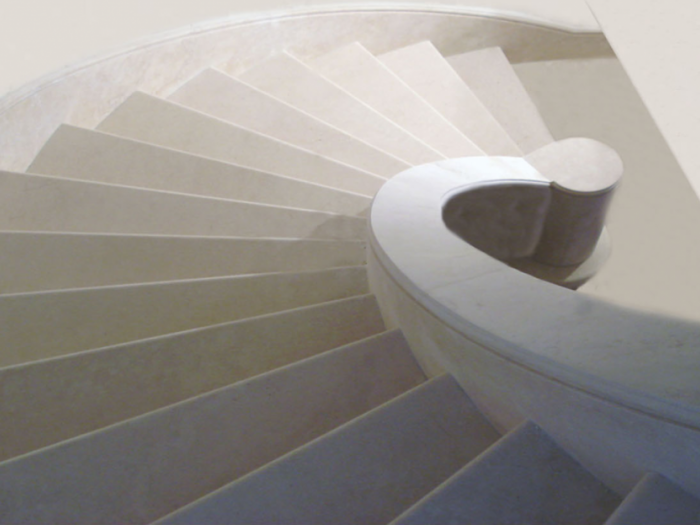 Archisio - Marble Design srl - Progetto Scala interna montecarlo