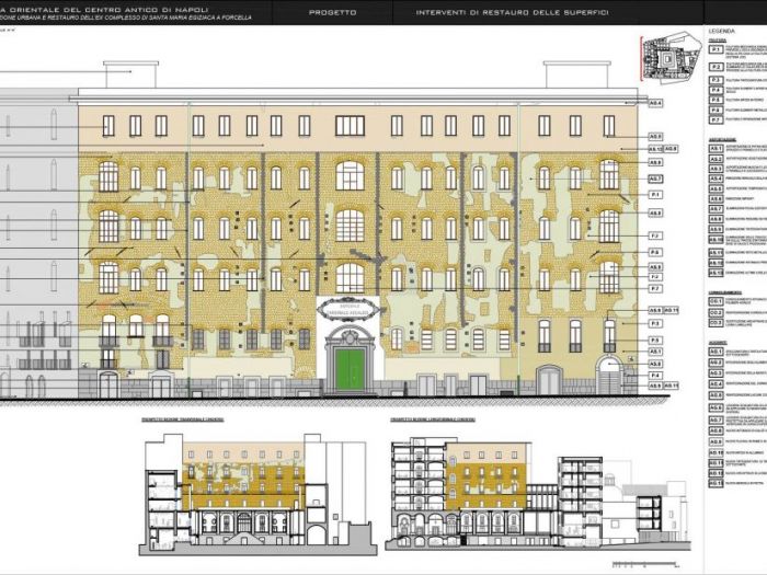 Archisio - Alessandra Pascarella - Progetto Restauro dellex complesso di santa maria egiziaca a forcella