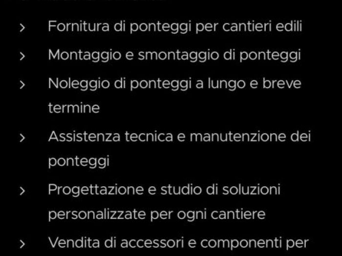 Archisio - Mc Ponteggi srl - Progetto Le nostre offerte