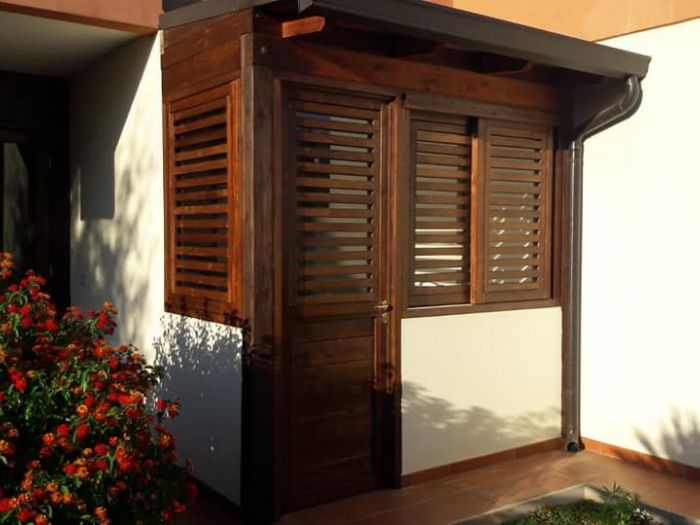 Archisio - Carpenteria Italiana - Progetto Ingresso in legno