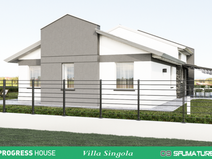 Archisio - Studiop09 - Progetto Villa 09 sfumature di grigio