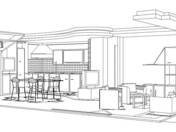 Archisio - Maurizio Loi - Progetto Committente privato - progettazione parete divisoria in vetromattone