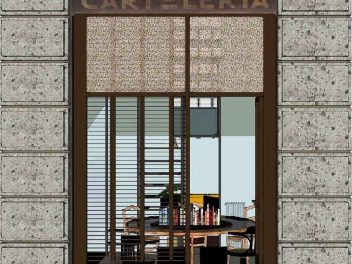 Archisio - Claudia Montevecchi - Progetto Conversione di spazio commerciale a uso ufficio