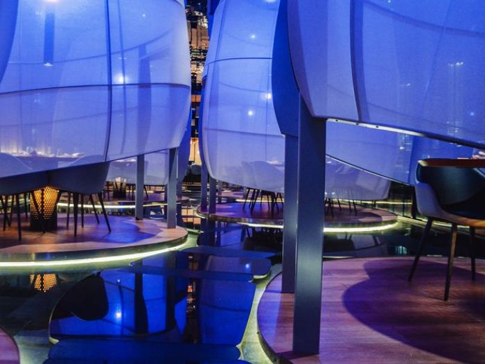 Archisio - Forme Dacqua - Progetto Fontane da interno - ristorante sushic