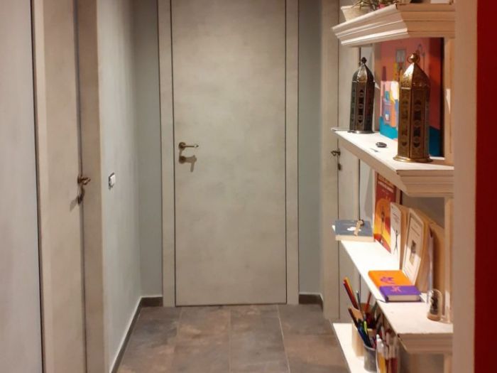 Archisio - Mani Srl Ristrutturazini - Progetto Ristrutturazione completa di un appartamento sito in roma zona aurelio con tanto gioco di colori