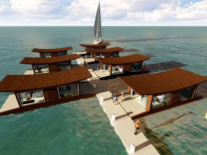 Archisio - Francesco Maria Giulini - Progetto Hotel galleggiante