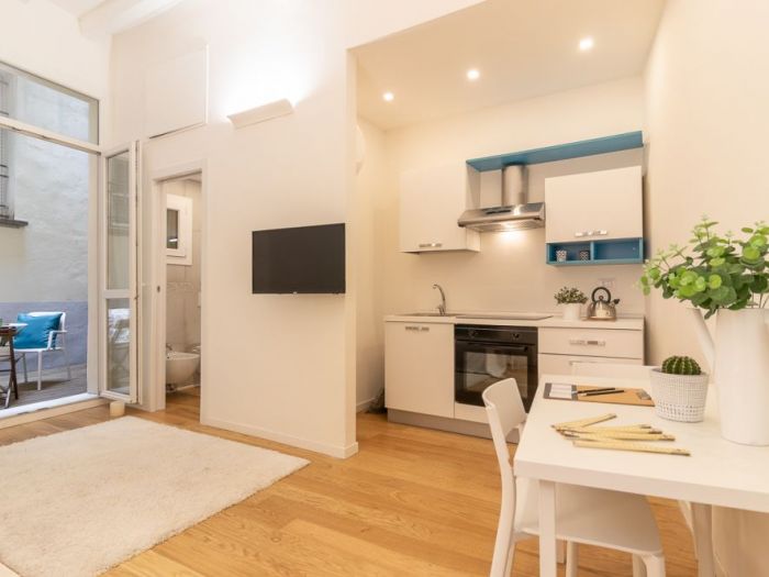 Archisio - Dettagli Home Staging Silvia Marcheselli - Progetto Piccolo monolocale nel centro storico di bologna