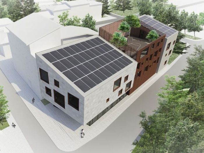 Archisio - Dfg Architetti - Progetto Scuola media a bagno di romagna