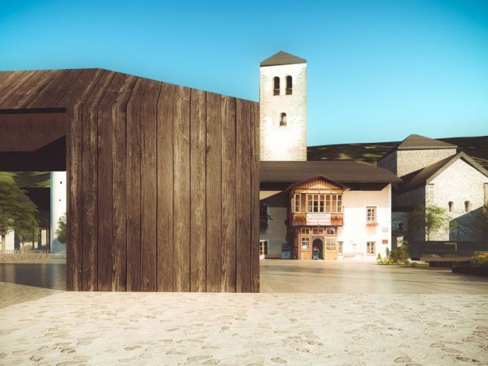 Archisio - Manuel Benedikter - Progetto Piazza del villaggio di san candido