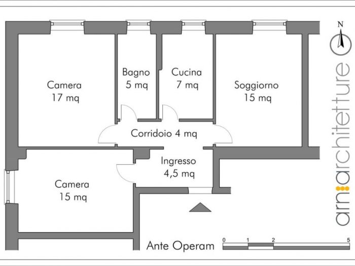 Archisio - Arnia Architetture - Progetto Appartamento a garbatella