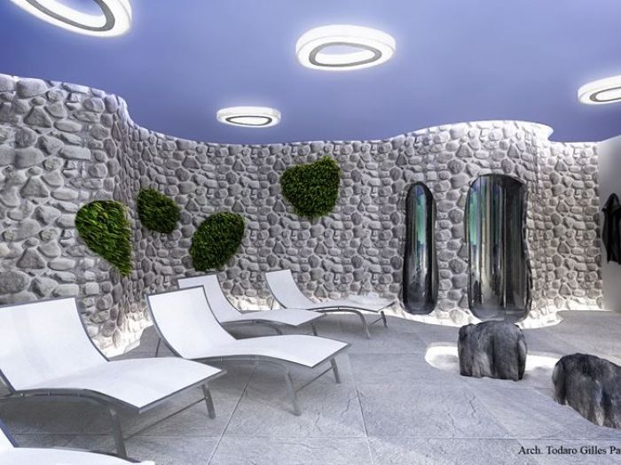 Archisio - Gilles Patrice Arch Todaro - Progetto Centro benessere hotel yachting palace di marina