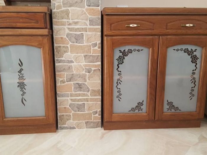 Archisio - Tortoglass - Progetto Vetrine sportelli cucine vetrate