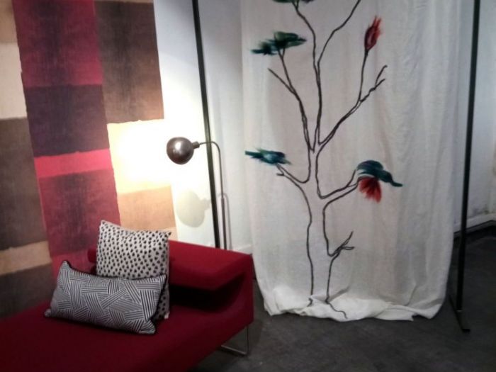 Archisio - Elena Kihlman Disegna E Produce Tessuti Darredamento Accessori Per Arredamenti - Progetto Tende disegnate a mano