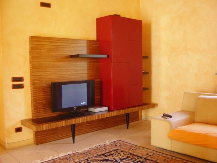 Archisio - Studio Di Architettura Mannelli - Progetto Mobili contenitori e porta tv