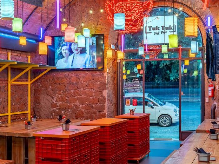 Archisio - Caleidoscopio Architettura E Design - Progetto Tuk tuk thai bar