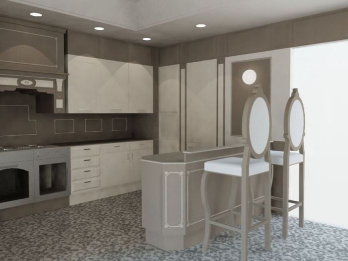 Archisio - Extrend - Progetto Progettazione grafica sale da pranzo