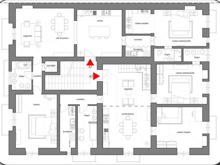 Archisio - Daniela Morello - Progetto Ristrutturazione dinterni