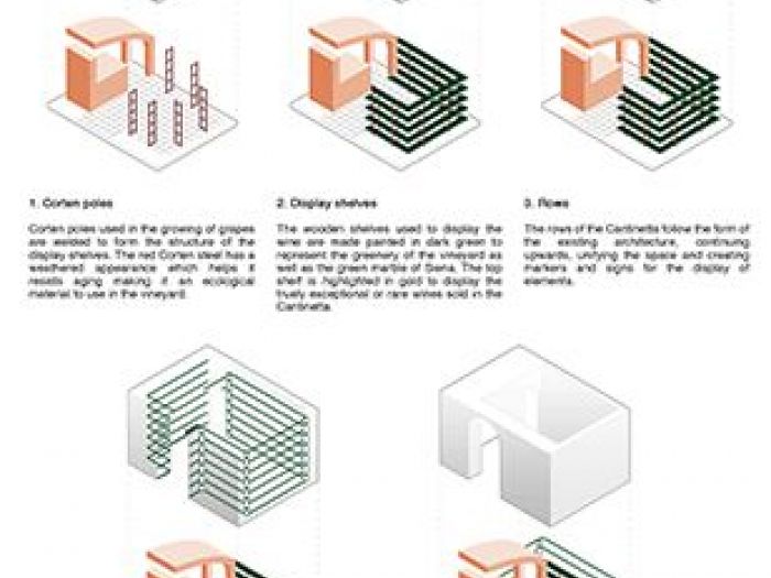 Archisio - Sartogo Architetti Associati - Progetto The cubic vineyard under the chianti moonlight
