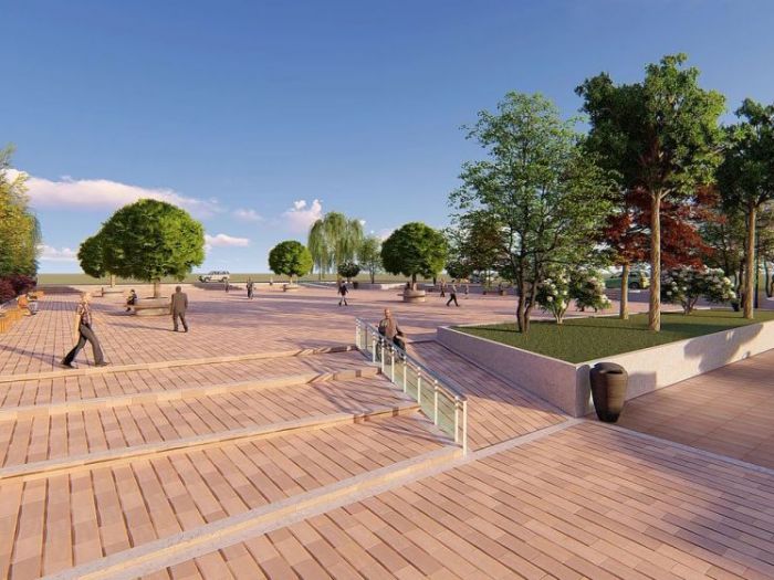 Archisio - Remo Bozza Landscape Architecture - Progetto Ladispoli piazza grande