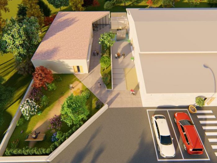 Archisio - Andrea Sorci Natural Living - Progetto Ipotesi progetto di ripristino di un capannone a borghetto flaminio rm per la sede museale della fondazione