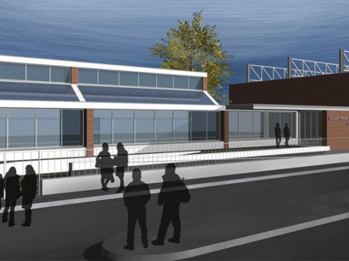 Archisio - Mario Pucciarelli - Progetto Nuova scuola media di berlingo