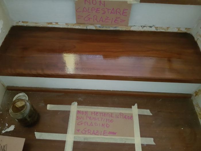 Archisio - Stil Pitture Di Gorgoglione Salvatore - Progetto Ripristini gradini scala in legno