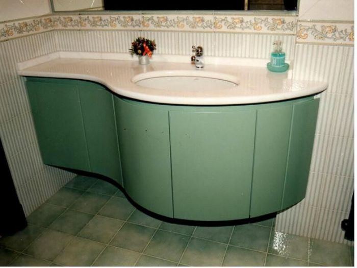 Archisio - Falegnameria Vetreria Marchetti Di Marchetti Ivano C Snc - Progetto Mobili bagno