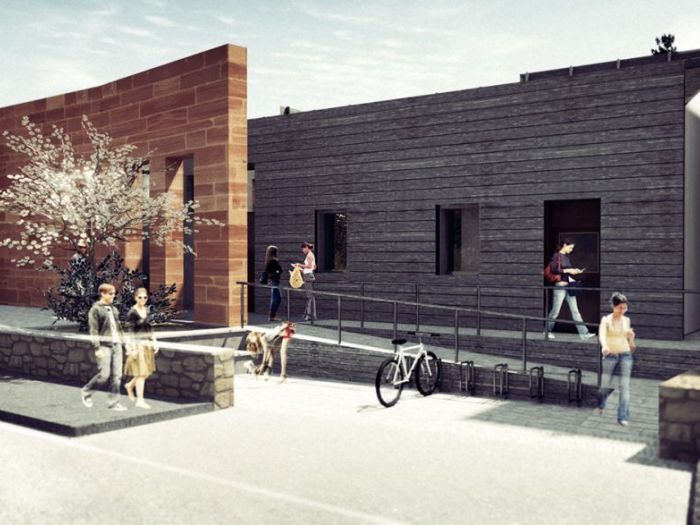 Archisio - Studio Ferretti - Progetto Ufficio postale tergu