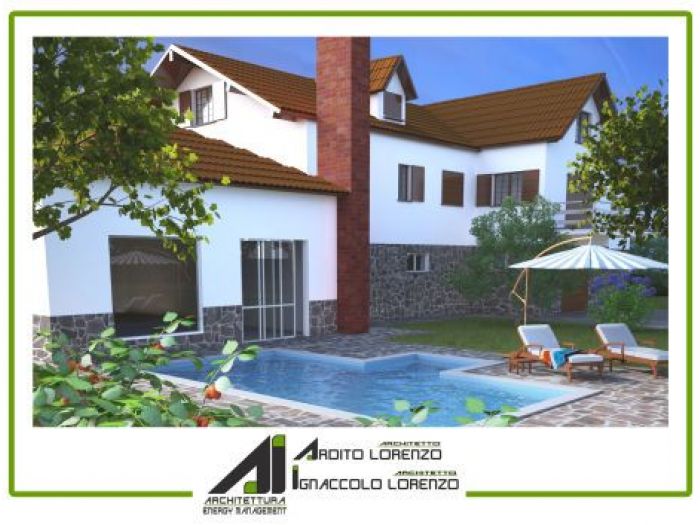 Archisio - Arch Lorenzo Ardito - Progetto Ristrutturazione casa consolare nel verde