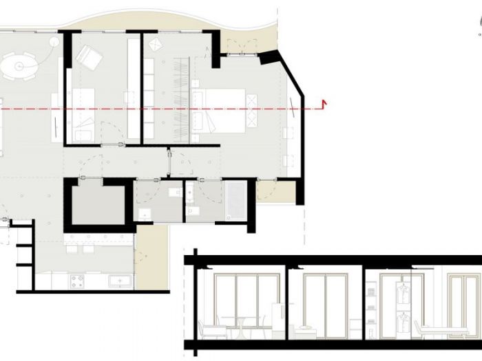 Archisio - Imago Architettura - Progetto Appartamento singapore