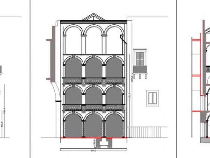 Archisio - Marco Dileo - Progetto Staircase of the archbishops palace