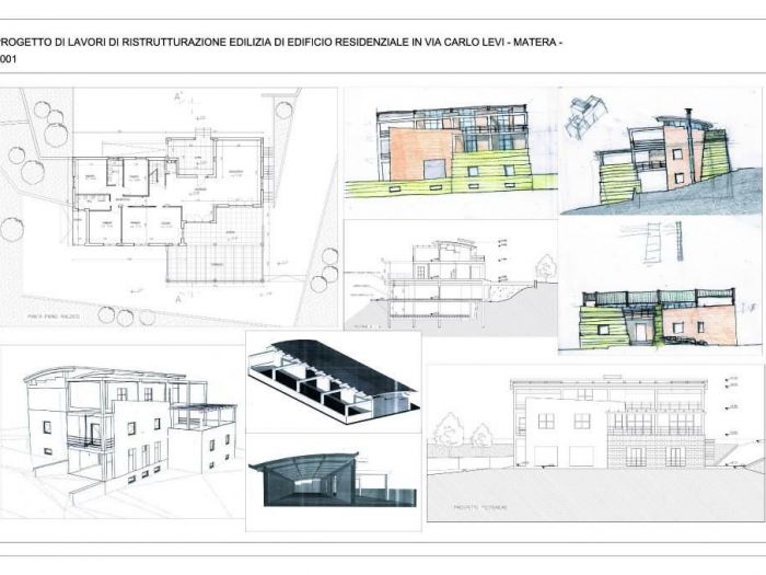 Archisio - Marco Pagano - Progetto Planimetria 2001