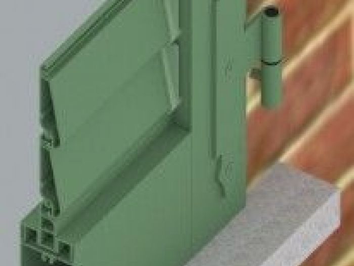 Archisio - Punto Del Serramento - Progetto Persiana alluminio azzurra - persiane lamella da 50 mm fissa e 65 mm orient