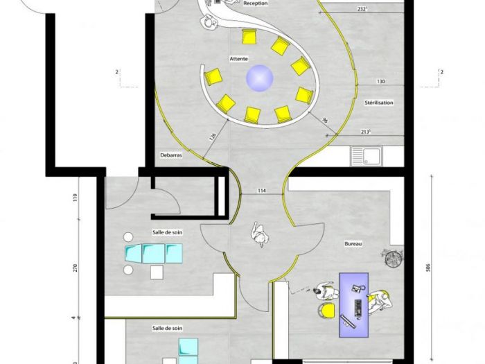 Archisio - Studio Pinelli - Progetto Studio dentistico - casablanca