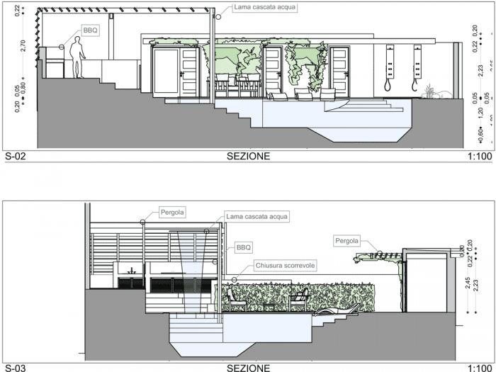 Archisio - Studio Ferretti - Progetto Progetto piscina privata