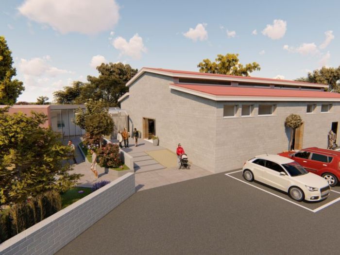 Archisio - Andrea Sorci Natural Living - Progetto Ipotesi progetto di ripristino di un capannone a borghetto flaminio rm per la sede museale della fondazione