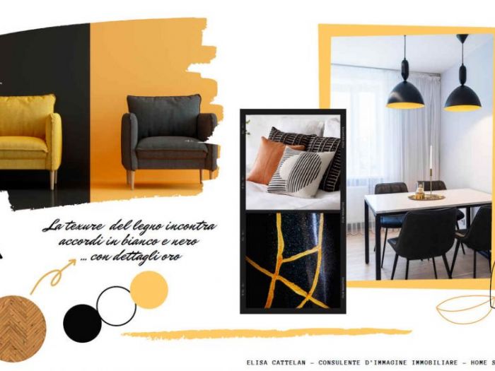 Archisio - Elisa Cattelan - Progetto Moodboards oro nero