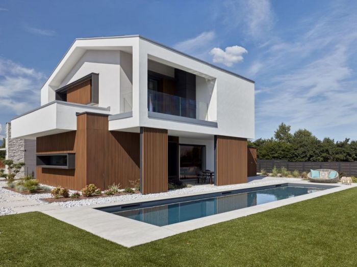 Archisio - Marlegno - Progetto Villa moderna in legno grumello